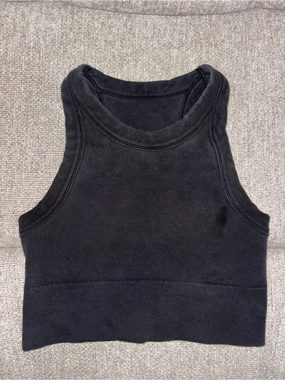 Alo Yoga Seamless Delight High Neck Bra - In Black